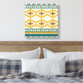 Southwest Geometry III Canvas Afdruk (Insitu (Slaapkamer))