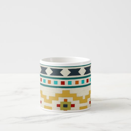 Southwest Geometry III Espresso Kop (Voorkant)