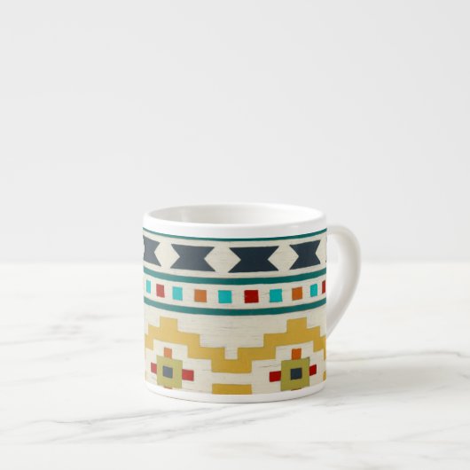 Southwest Geometry III Espresso Kop (Voorkant rechts)