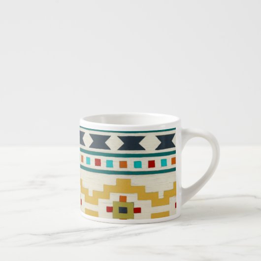 Southwest Geometry III Espresso Kop (Rechts)