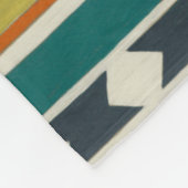 Southwest Geometry III Fleece Deken (Hoek)