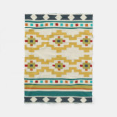 Southwest Geometry III Fleece Deken (Voorkant)
