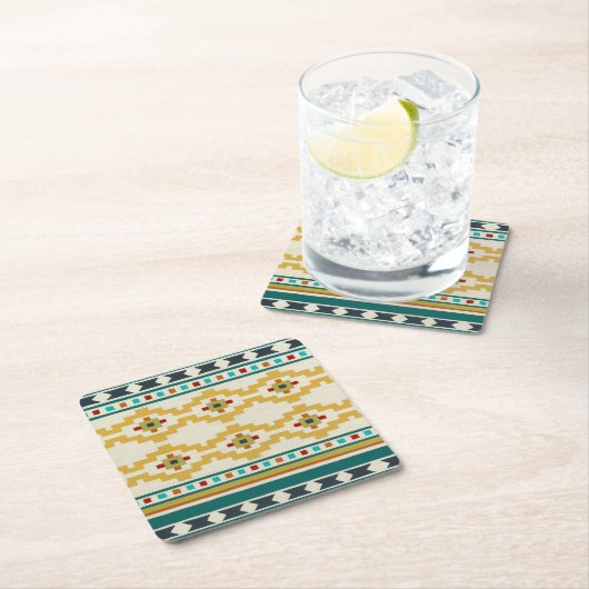 Southwest Geometry III Kartonnen Onderzetters (Insitu)