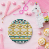 Southwest Geometry III Papieren Bordje (Feest)