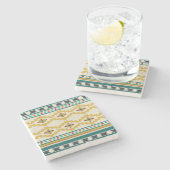 Southwest Geometry III Stenen Onderzetter (Zijkant)