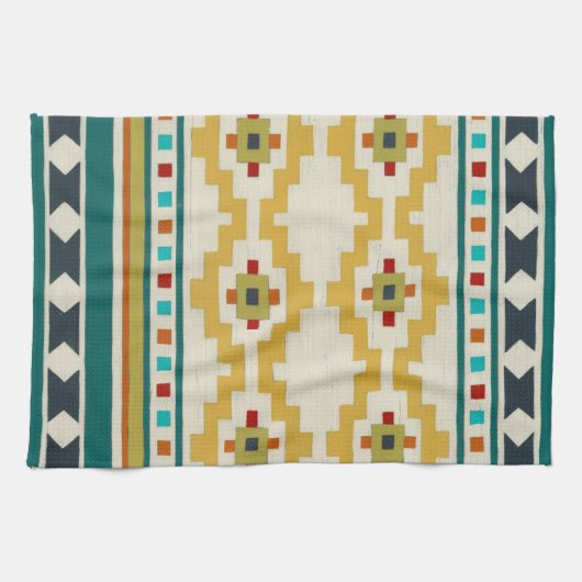 Southwest Geometry III Theedoek (Horizontaal)