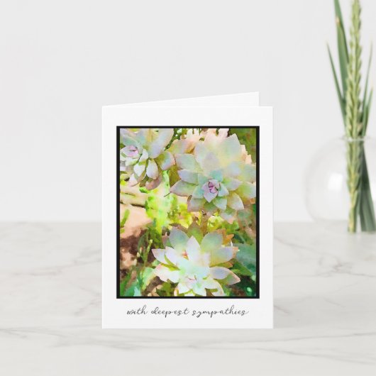 Southwest Ghost plant Deepest Sympathkcard Kaart (Voorkant)