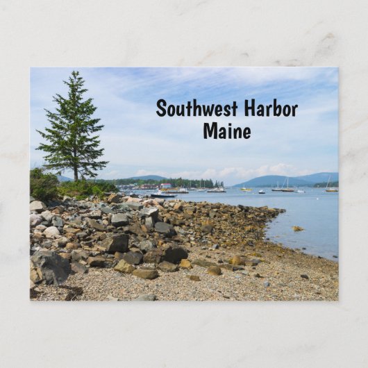 Southwest Harbour op Maine Briefkaart (Voorkant)
