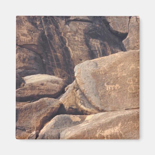 Southwest Hieroglyphs Photo Ontworpen als koelkast Magneet (Voorkant)