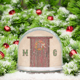 Southwest Holiday Chile Wreath Door Personalized Sneeuwbol