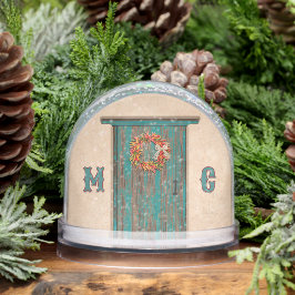 Southwest Holiday Chile Wreath Door Personalized Sneeuwbol