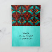 Southwest Horse Holiday Card Feestdagen Kaart (Binnen)