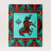 Southwest Horse Jigzaag Puzzle Legpuzzel (Verticaal)