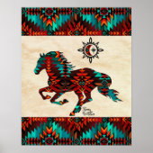 Southwest Horse Poster (Voorkant)