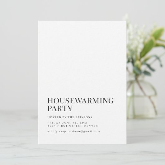 Southwest Housewarming Party Uitnodigen Kaart (Staand voorkant)