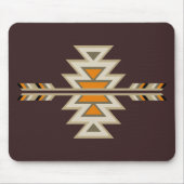 Southwest Indian Design-Brown Muismat (Voorkant)