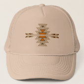 Southwest Indian Design-Brown Trucker Pet (Voorkant)