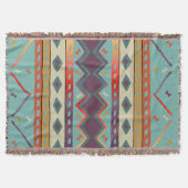 Southwest Indian Design Throw Blanket Deken (Voorkant)