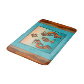 Southwest Kokopelli Bath Mat (Gekanteld)