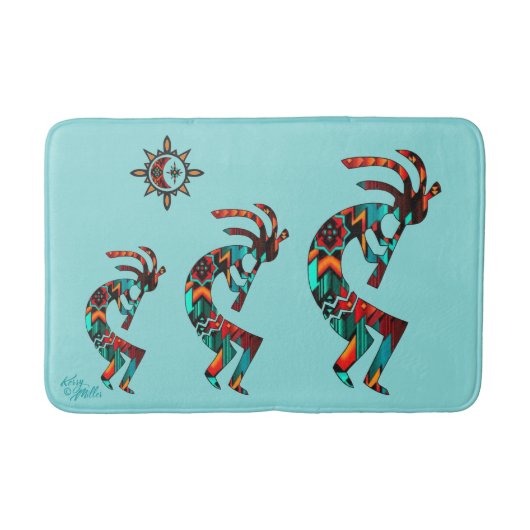 Southwest Kokopelli Bath Mat (Voorkant)