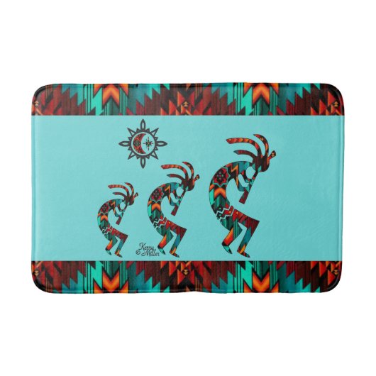 Southwest Kokopelli Bath Mat (Voorkant)