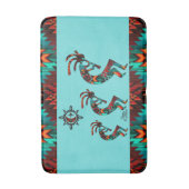 Southwest Kokopelli Bath Mat (Voorkant Verticaal)