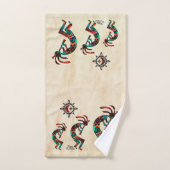 Southwest Kokopelli Bath Towel Set Bad Handdoek (Handdoek)