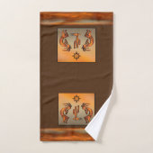 Southwest Kokopelli Bath Towel Set Bad Handdoek (Handdoek)