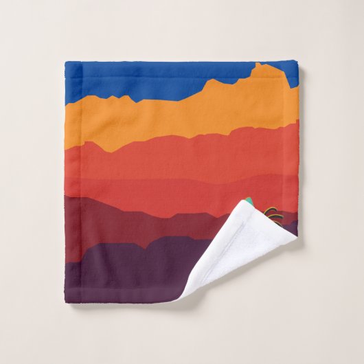 Southwest Kokopelli Bath Towel Set Bad Handdoek (Wasdoekje)