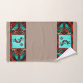 Southwest Kokopelli Bath Towel Set Bad Handdoek (Handdoek)