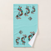 Southwest Kokopelli Bath Towel Set Bad Handdoek (Handdoek)