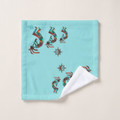 Southwest Kokopelli Bath Towel Set Bad Handdoek (Wasdoekje)
