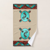 Southwest Kokopelli Bath Towel Set Bad Handdoek (Handdoek)