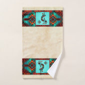 Southwest Kokopelli Bath Towel Set Bad Handdoek (Handdoek)
