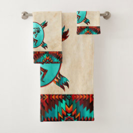 Southwest Kokopelli Bath Towel Set Bad Handdoek