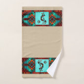 Southwest Kokopelli Bath Towel Set Bad Handdoek (Handdoek)