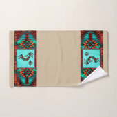 Southwest Kokopelli Bath Towel Set Bad Handdoek (Handdoek)