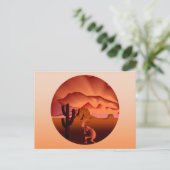 Southwest Kokopelli Briefkaart (Staand voorkant)