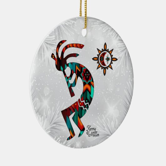 Southwest Kokopelli Ceramic Ornament (Rechts)