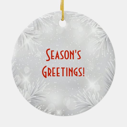 Southwest Kokopelli Ceramic Ornament (Achterkant)