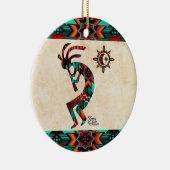 Southwest Kokopelli Ceramic Ornament (Rechts)