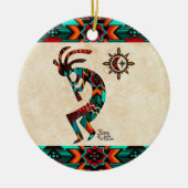 Southwest Kokopelli Ceramic Ornament (Voorkant)