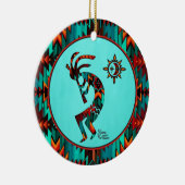 Southwest Kokopelli Ceramic Ornament (Rechts)