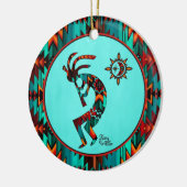 Southwest Kokopelli Ceramic Ornament (Links)