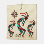 Southwest Kokopelli Ceramic Ornament (Links)
