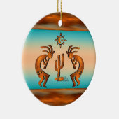 Southwest Kokopelli Ceramic Ornament (Rechts)