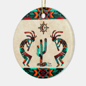 Southwest Kokopelli Ceramic Ornament (Links)
