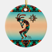 Southwest Kokopelli Ceramic Ornament (Voorkant)