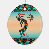 Southwest Kokopelli Ceramic Ornament (Links)