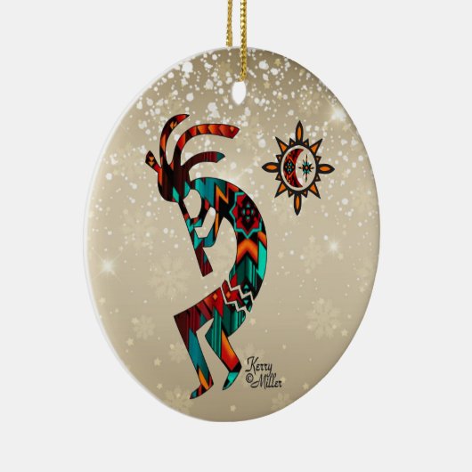 Southwest Kokopelli Ceramic Ornament (Rechts)
